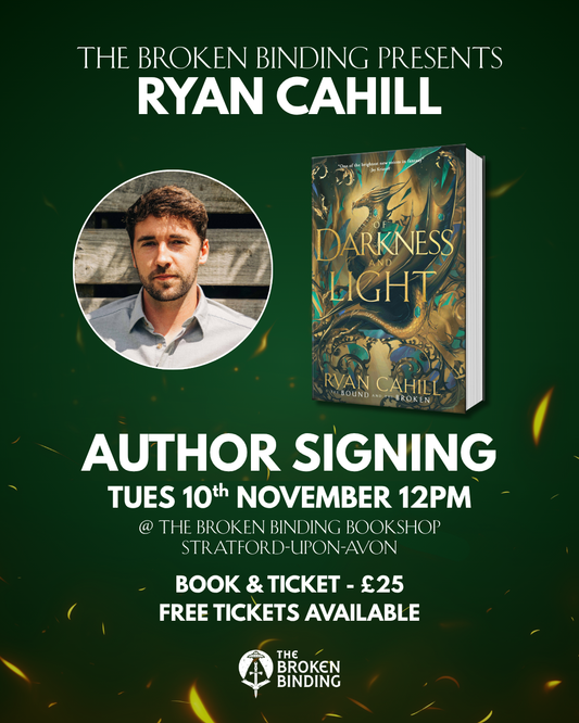 Ryan Cahill Of Darkness and Light Free Ticket